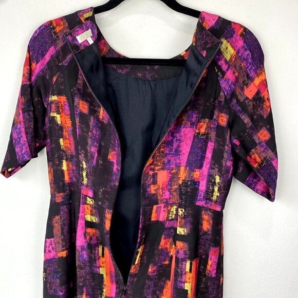 Shoshanna Abstract Print Mini Dress 4 - Picture 9 of 11